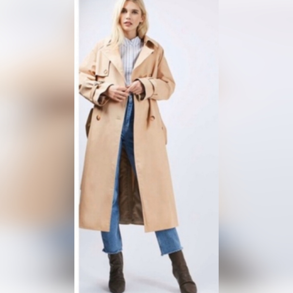 Mulberry ladies khaki trench coat EUC